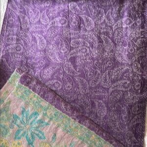 Purple Paisley Scarf